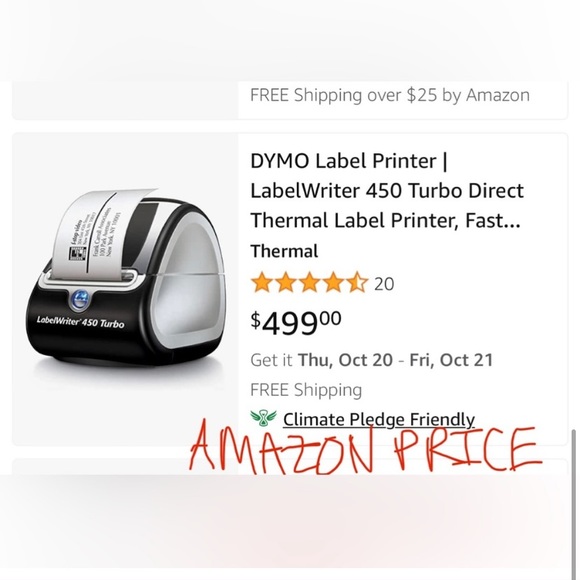 DYMO Label and Postage Writer 450 Turbo. NEW❗️Box opened for pics - Picture 3 of 15